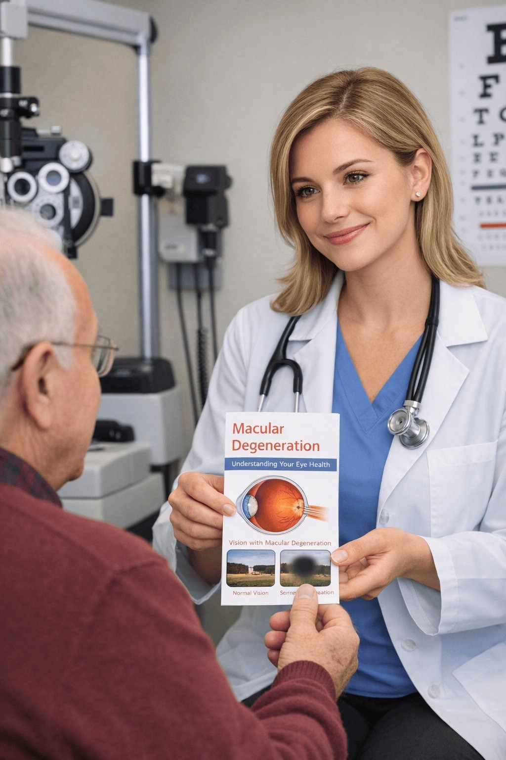 Doctor recommending supplements to patient